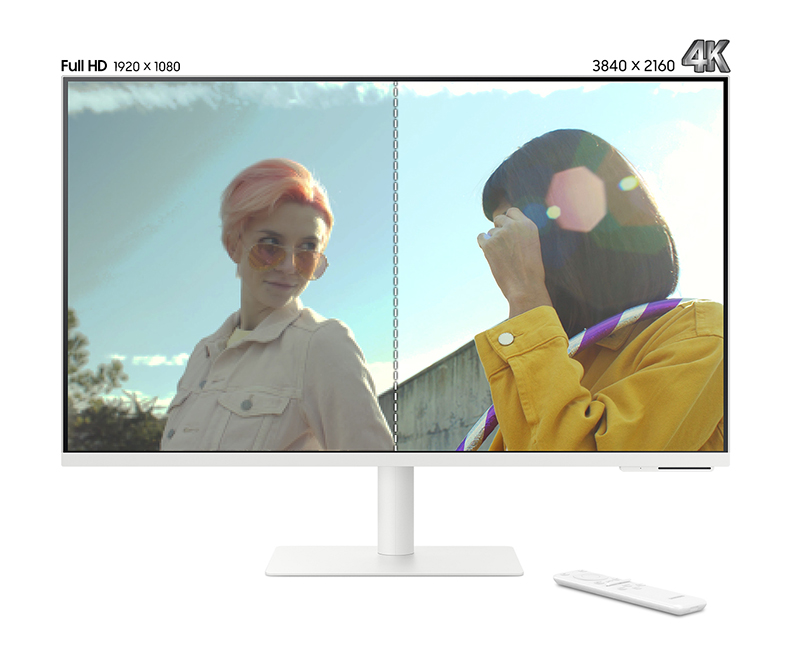 Samsung M70C Smart Monitor 4K UHD with Streaming TV USB-C and Ergonomic Stand